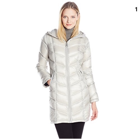 NWOT Calvin Klein Mid Length packable down jacket - Picture 6 of 8